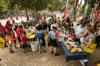 Konpartsakide Egunean egitarau zabala antolatu dute Bilboko Areatzan.