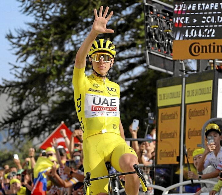 Quinta victoria parcial y su tercer Tour en el bolsillo, Pogacar se lo lleva todo.