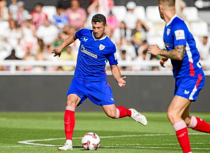 Vesga tuvo que pedir el cambio ante el Burgos.