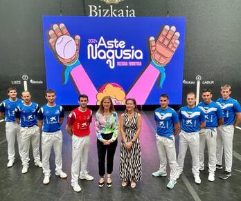 Bilbon aurkeztu dute gaur Aste Nagusiko feria.