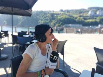 Oihana Kortazar NAIZ Irratiko setean