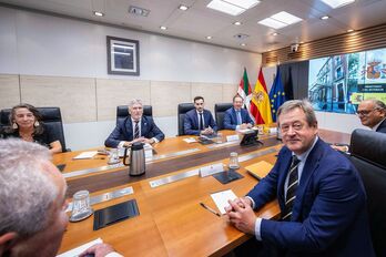 Reunión de la Junta de Seguridad, este miércoles en Madrid.