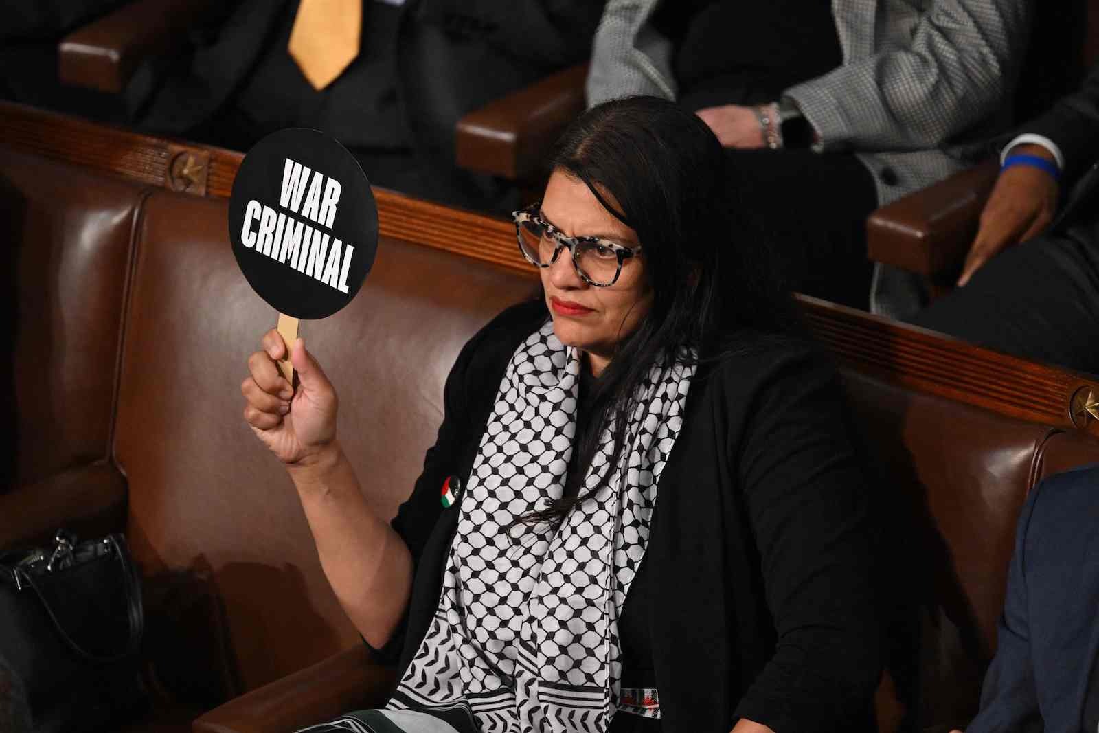La congresista de origen palestino Rashida Tlaib. (Saul LOEB/AFP)