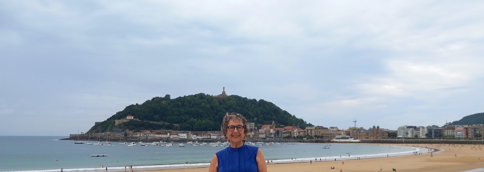 Mercè Pérez Salanova, en su visita a Donostia para participar en el curso de verano de la UPV en Miramar. (NAIZ)