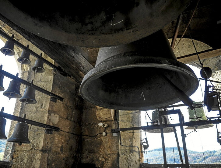 El proyecto de Fundación Clima/Klima Fundazioa busca convertir las campanas de Nafarroa en un sistema de alerta por altas temperaturas.