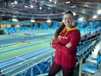 Olatz Egiguren Basque Teameko fisioteraupeuta