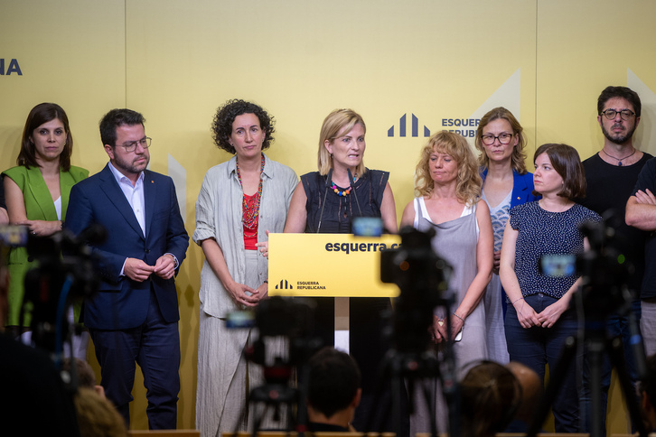 La dirección de ERC acordó ayer dar luz verde al acuerdo si la militancia lo respalda.