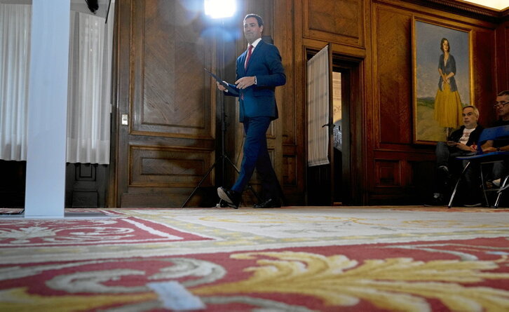 El lehendakari, Imanol Pradales, hizo una valoración positiva de sus reuniones de las últimas semanas.