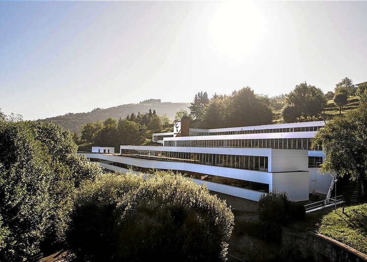 Sede central de Laboral Kutxa, en la localidad guipuzcoana de Arrasate.