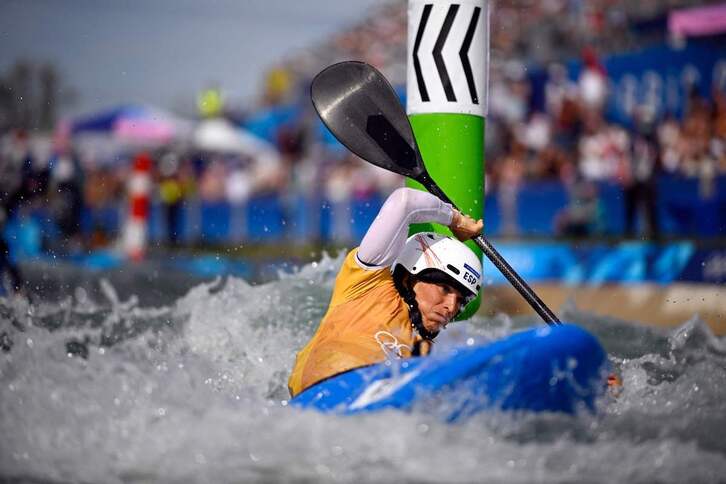 Maialen Chourraut, kayak kroseko jaitsieran.