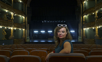 Bea Insa, en el Teatro Campos Elíseos de Bilbo.