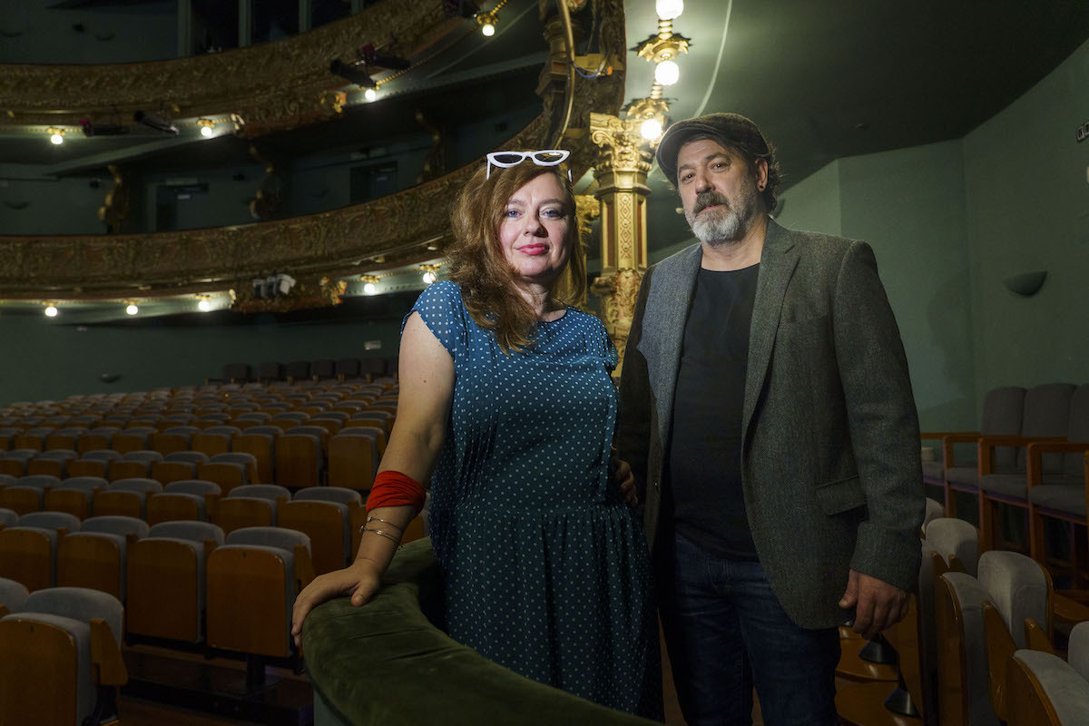 La actriz y cantante Bea Insa y el pianista Rafa Aceves. (Jon URBE | FOKU)