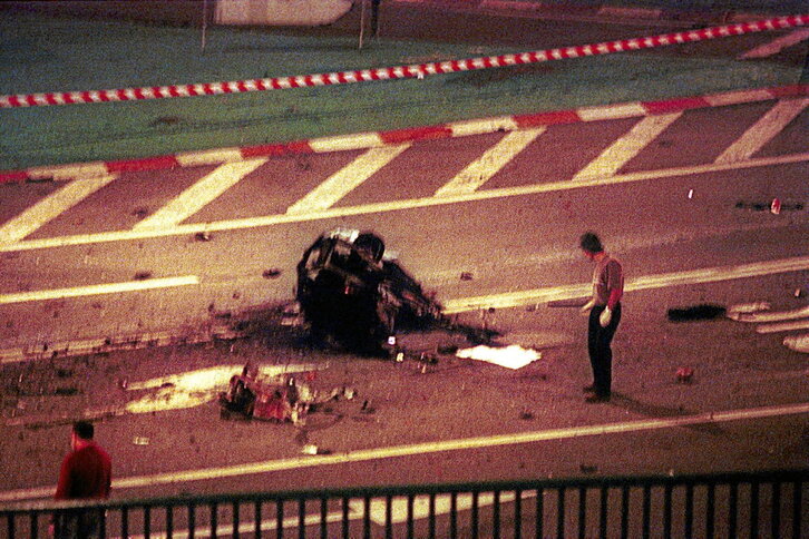 Autoan zeramaten lehergaiak eztanda egin ostean, ETAko lau kide hil ziren duela 24 urte Bilboko Bolueta auzoan.