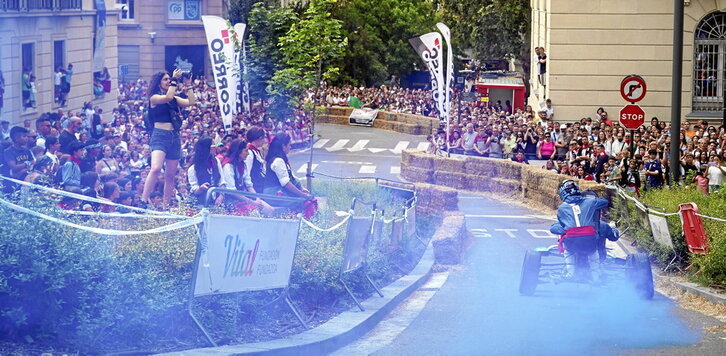 Otro año más, la prueba de las goitiberas ha sido una de las actividades estrella del 6 de agosto.