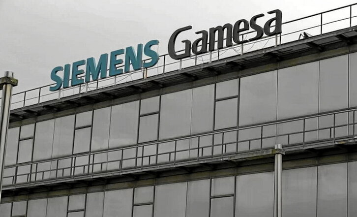 Fachada de una de las sedes de Siemens Gamesa en Euskal Herria.