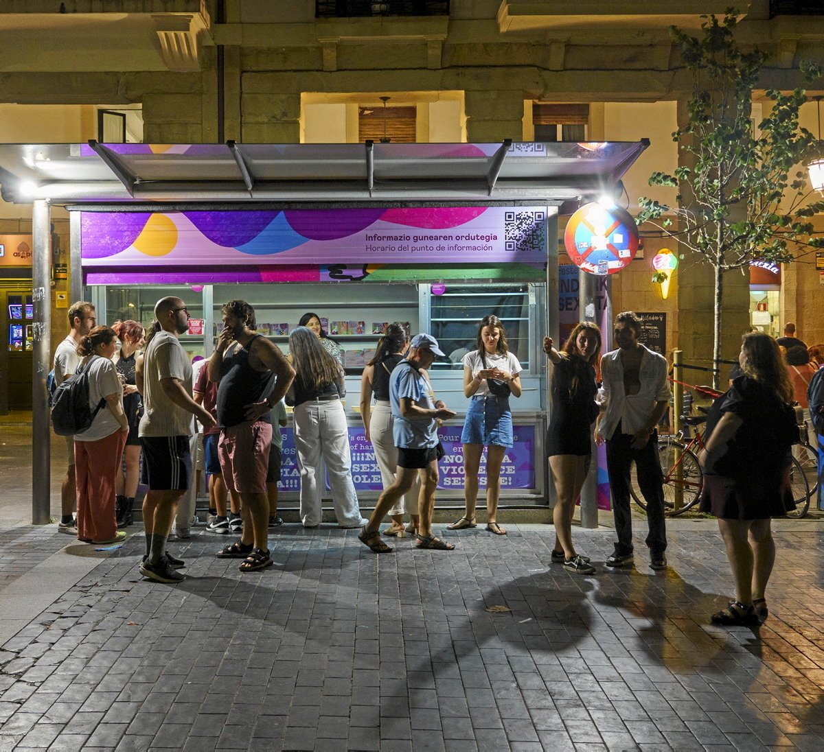 Bulebarreko Puntu Morea egunean 21 orduz izaten da martxan. Jon URBE | FOKU