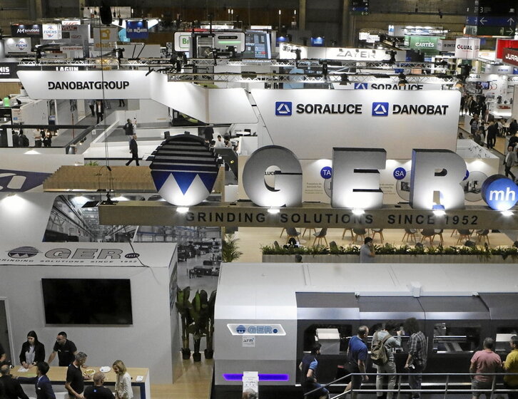 Expositores vascos en la Bienal de Máquina-Herramienta.