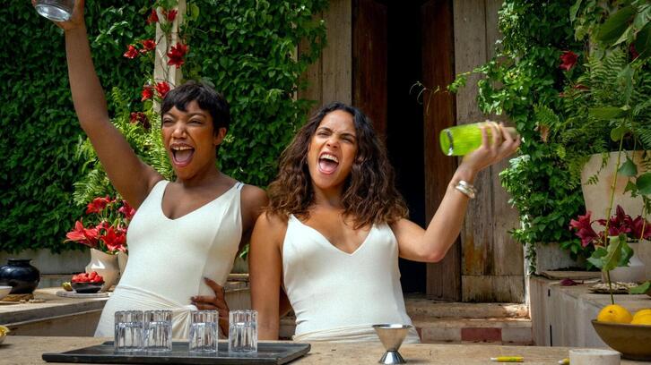 Dos de los protagonistas de ‘Parpadea dos veces’.