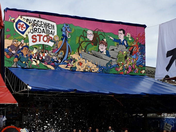 Decoración de la txosna de Pa... Ya!.