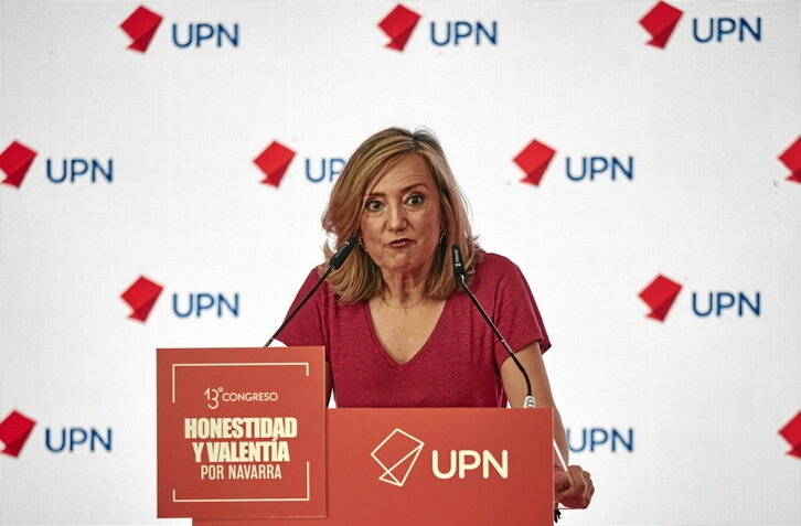 Cristina Ibarrola, en el congreso de abril.