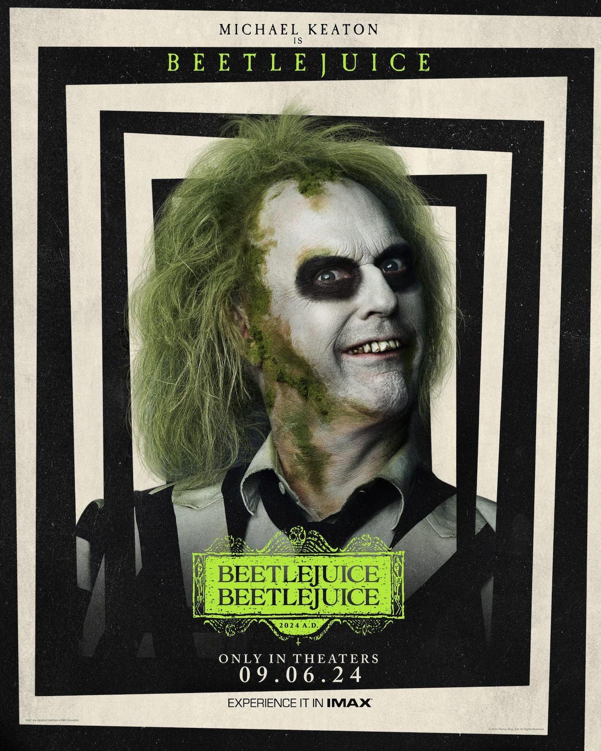Cartel promocional de ‘Beetlejuice’. (WARNER BROS.)
