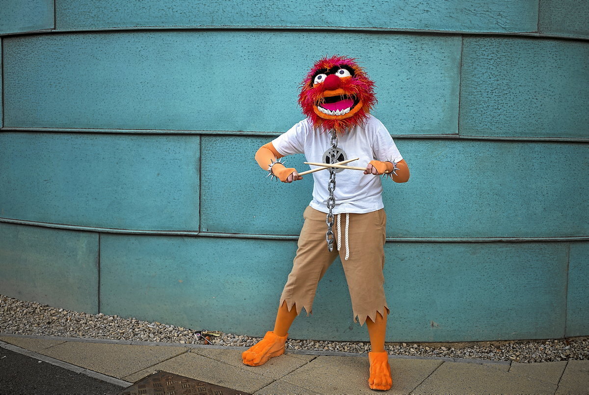 Un personaje del show de los Muppets.