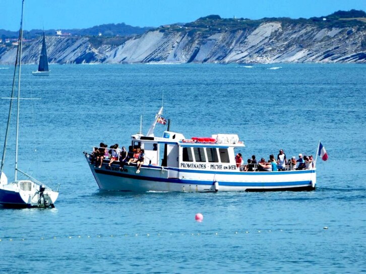 Imagen de archivo del barco turístico L'Hendayais II.