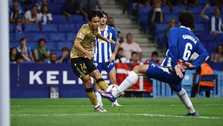 Take Kubo marcó el único gol de la noche.