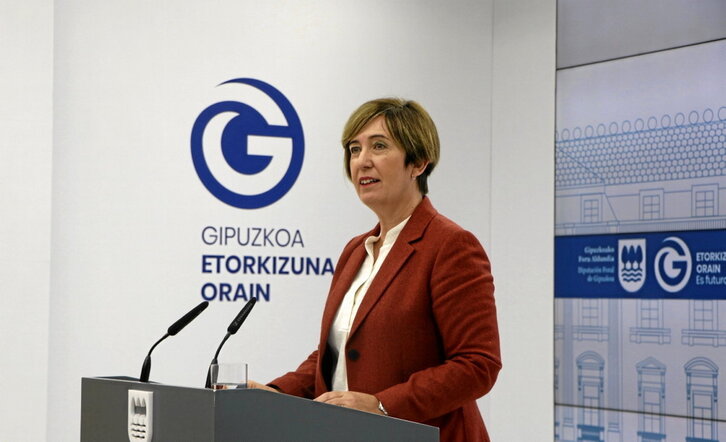La diputada foral de Gobernanza de Gipuzkoa, Irune Berasaluze.