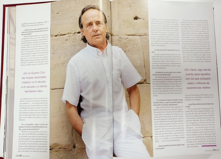 Entrevista de Koldo Landaluze a Joan Manuel Serrat en ZAZPIKA.