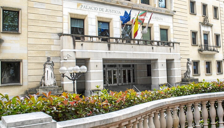 Imagen del Palacio de Justicia de Bilbo.
