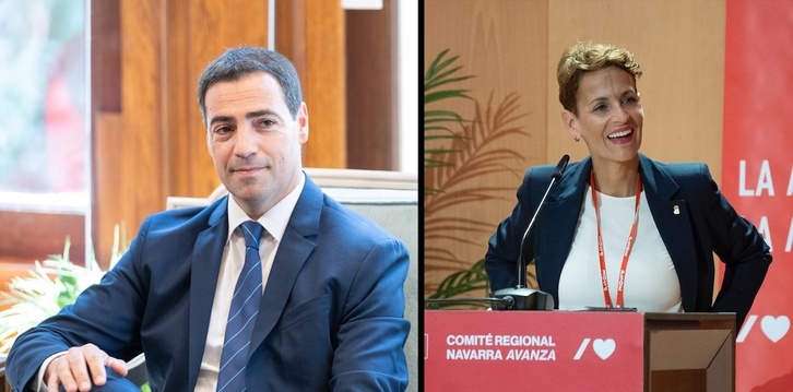 Imanol Pradales eta Maria Chivite asteazkenean bilduko dira Iruñean.