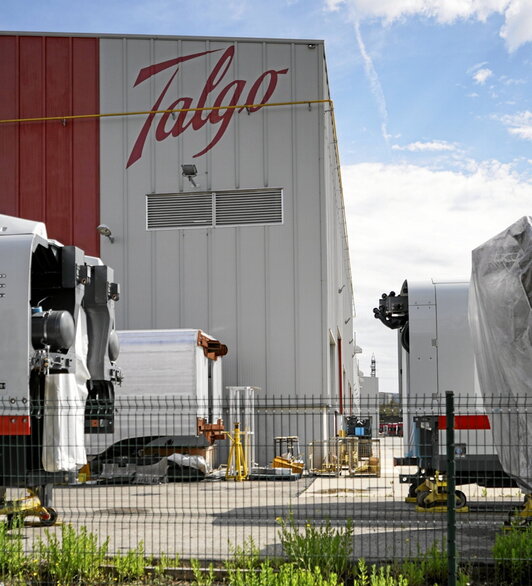 Imagen de la planta de Talgo en Ribabellosa.