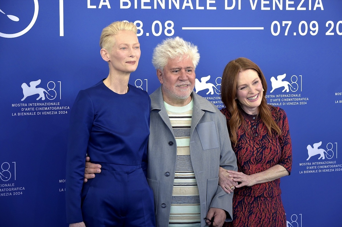 Pedro Almódovar presenta su primera película en inglés en el Festival de Cine de Venecia. (Rocco SPAZIANI | Vía EUROPA PRESS)