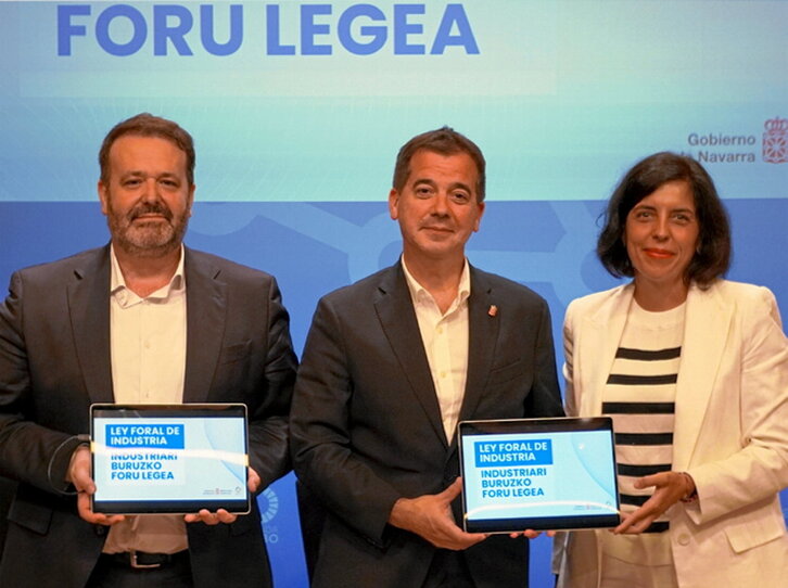 El Gobierno navarro presentó el borrador de la nueva Ley de Industria.