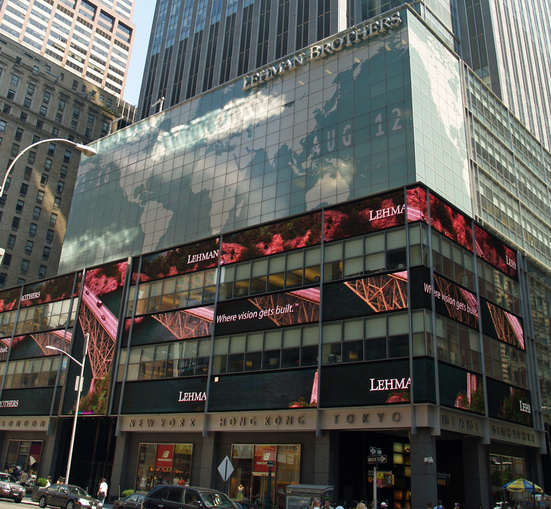 Sede central de Lehman Brothers en Nueva York.