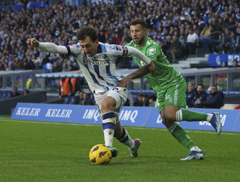 Aunque no tiene su tobillo al cien por cien, Oyarzabal ha entrado en la convocatoria.