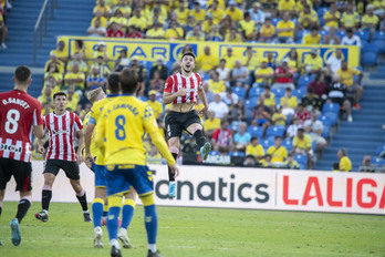 Paredes ha hecho el gol de la victoria en Las Palmas.