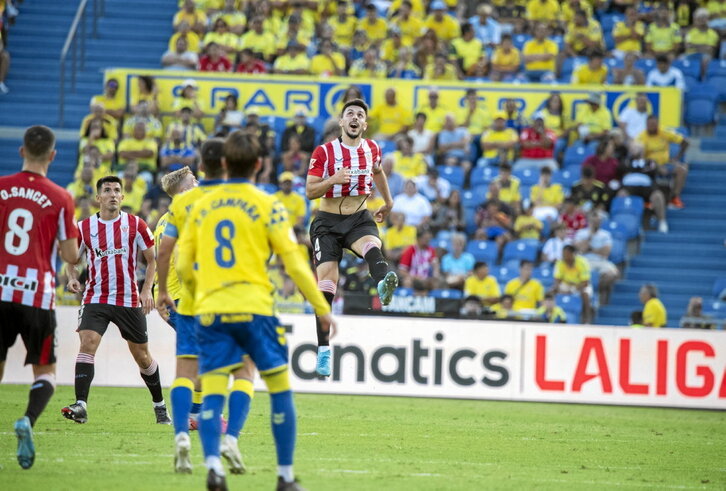Paredes regresó al once por la lesión de Yeray y marcó el gol de la victoria.