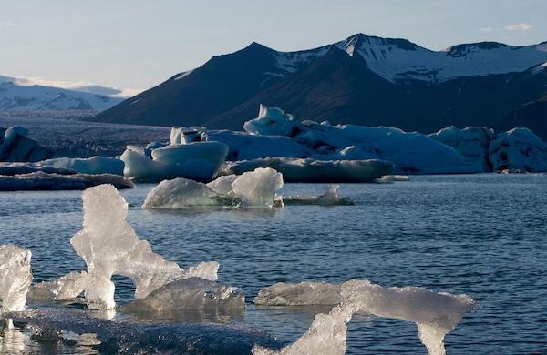 Laguna glaciar de Jökulsárlón, en el sureste de Islandia. (ONU)