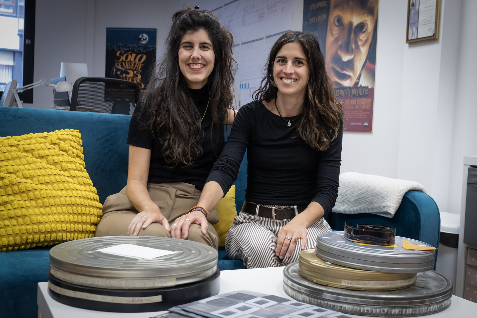 Jone Ibarretxe y Nere Falagan, las autoras de este documental. (Mikel MARTÍNEZ DE TRESPUENTES | FOKU)