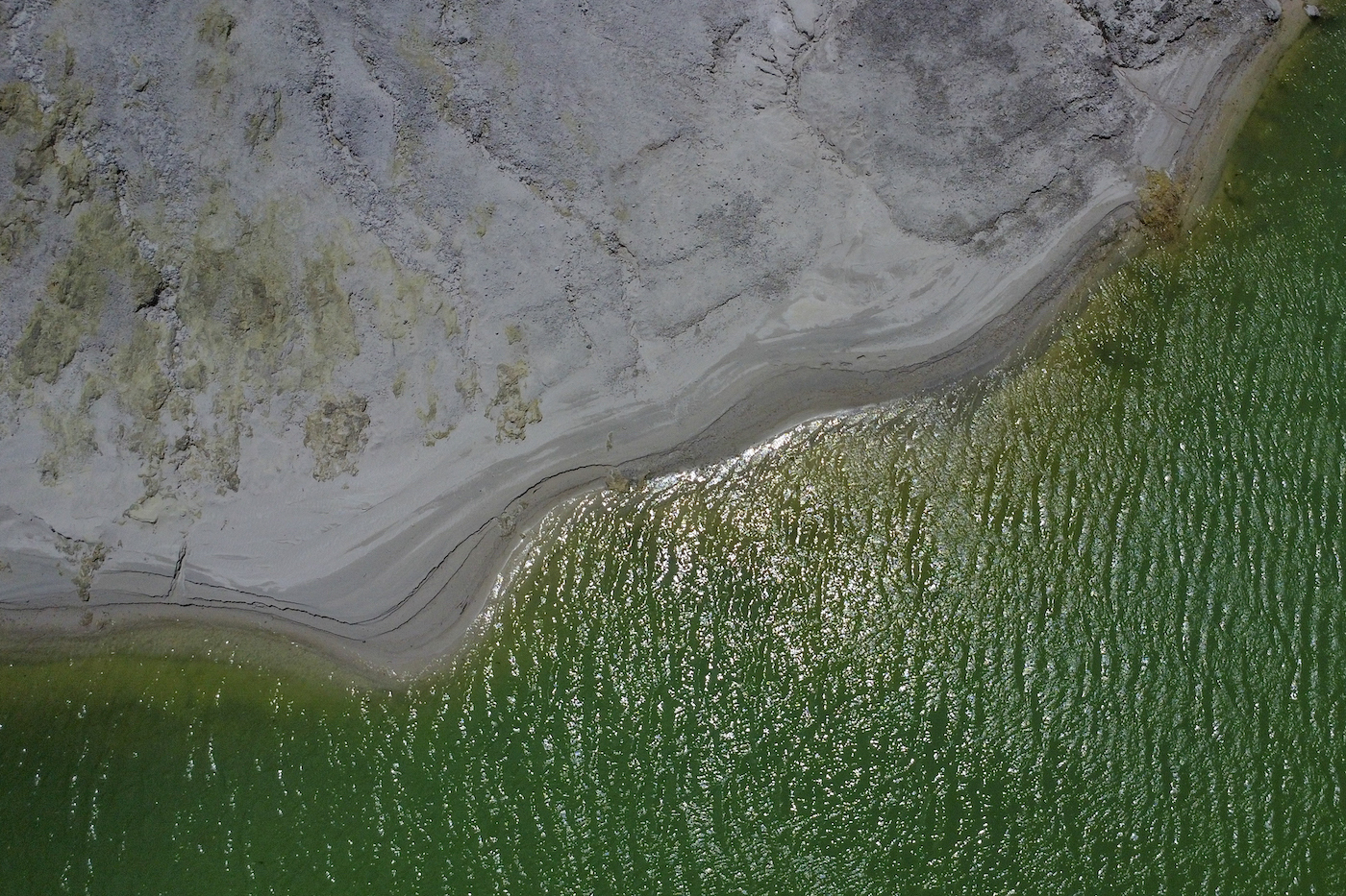 Vista aérea del Lago Verde. (J. SARMIENTO | AFP)