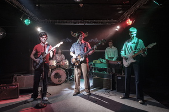 Imagen del rodaje de ‘Itoiz udako sesioak’.