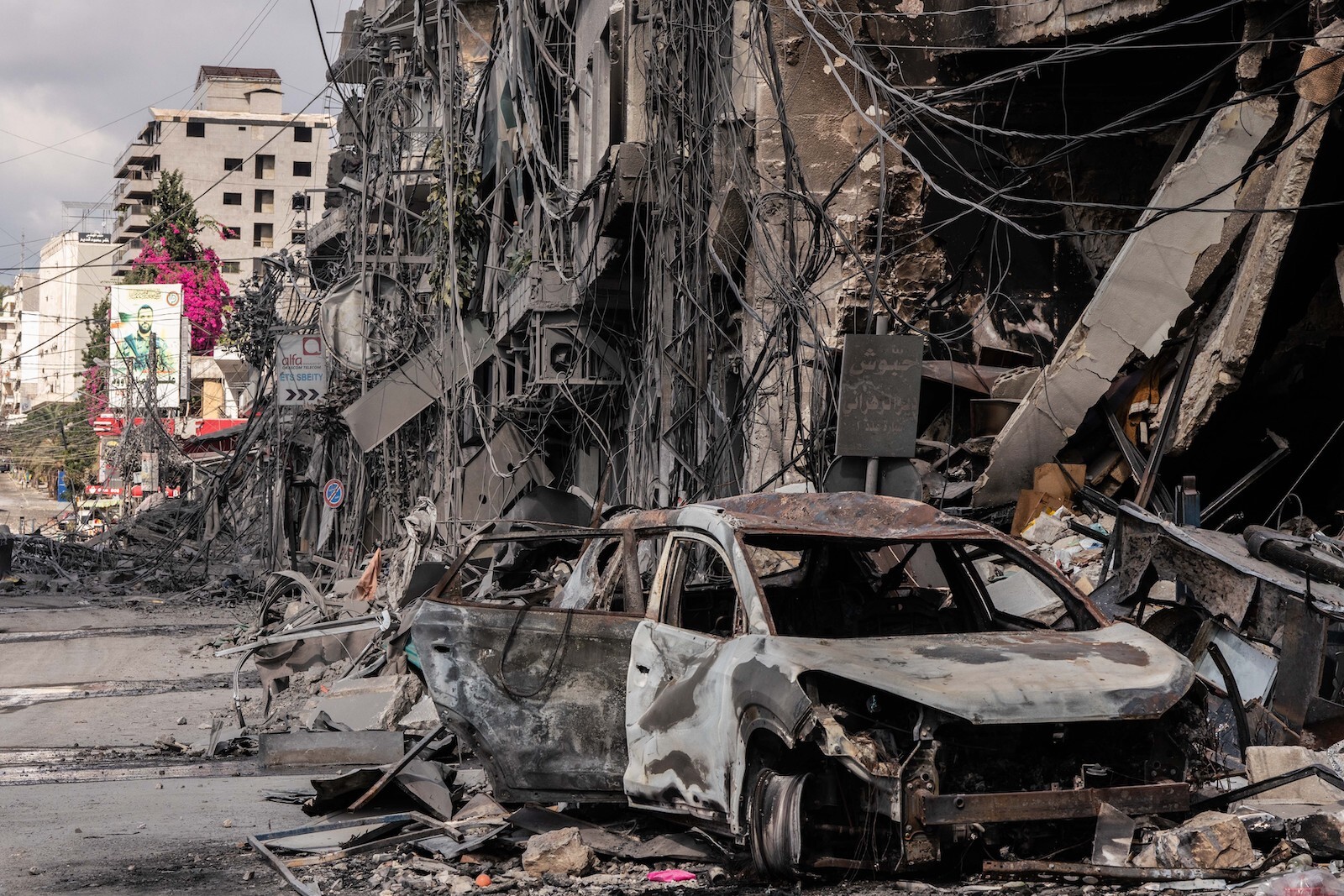 Destrucción en Nabatieh, en el sur libanés. (Stringer | EP)