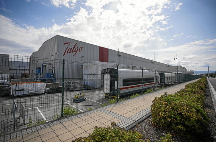 Instalaciones de Talgo en Rivabellosa.