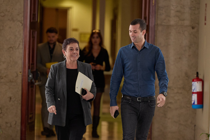 Mertxe Aizpurua, este miércoles en el Congreso.