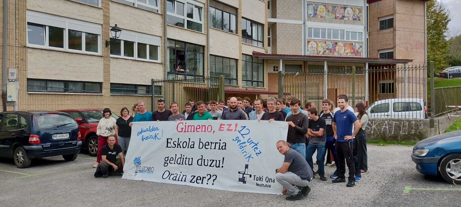 Berako Toki Ona Lanbide Heziketan egindako kontzentrazioa. (TOKI ONA)