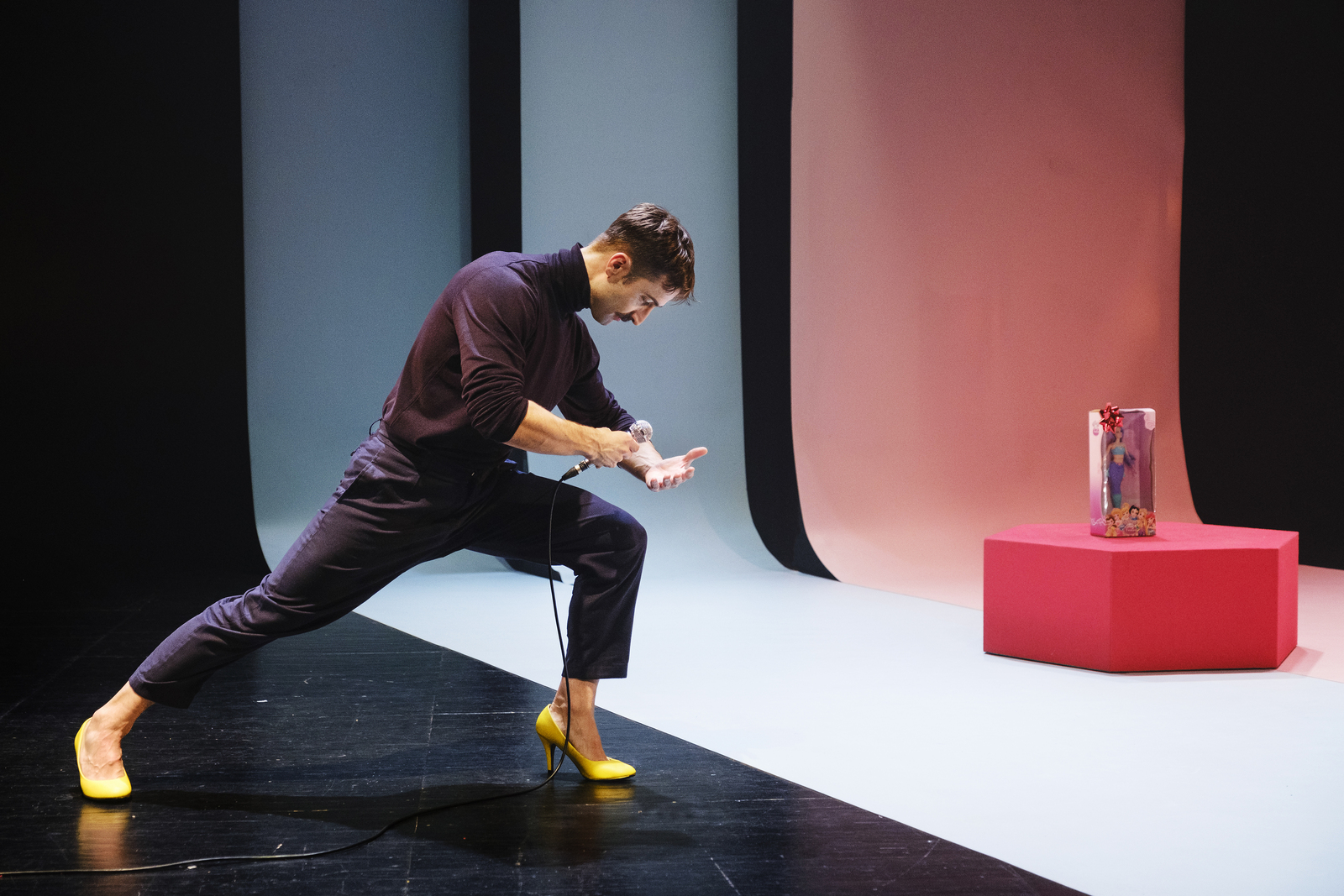 Egoitz Sanchez, ‘Erreka Mari’ antzezlanean. (EGOITZ SANCHEZEK UTZITA)