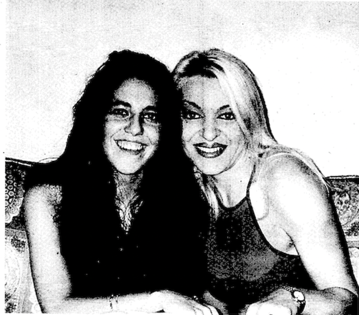 Salima y Sandy Gold, las trabajadoras de un local de streptease de Bilbo entrevistadas por 'Egin'.