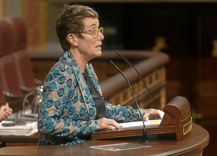 Bel Pozueta, en el último trámite en el Congreso.
